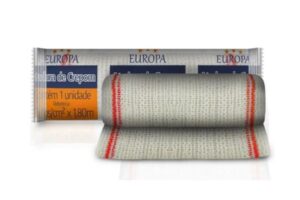 Atadura Crepom 10cm x 1,8m 13 fios