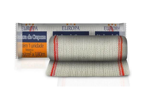 Atadura Crepom 10cm x 1,8m 13 fios