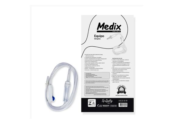 Equipo Macrogotas Luer Slip Simples
